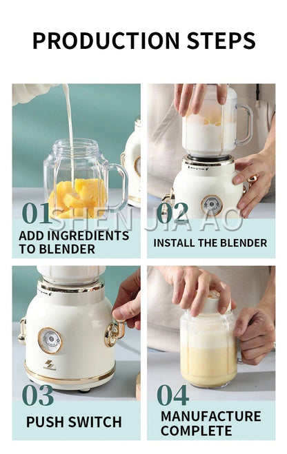 Blendiolux Retro Electric Blender 0.6L